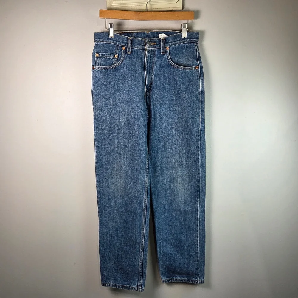Levi's 505 Regular Fit Jeans Mens 33x30 Blue New Straight Leg Denim 005054891